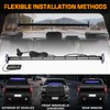 XRIDONSEN 35 inch Blue White Traffic Advisor Light Bar 48