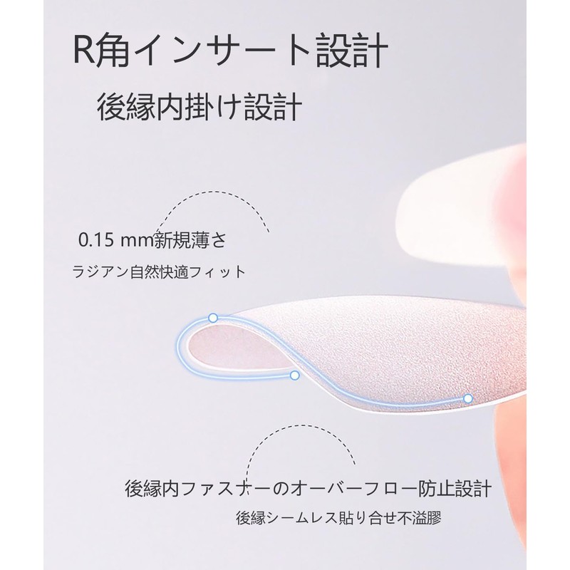 Nail Tips, Short Nail Tips, Polished Nail Tips, Set of