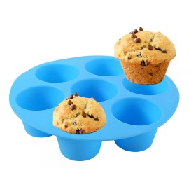 Luxury 2 Molde Flexible Silicon Cupcake Muffin Hornear Reposteria
