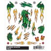 Woodland Scenics Pine Car Derby Dry Transfer Decal, Flaming Dragon,
