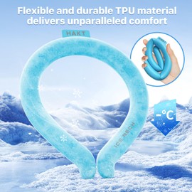 Neck Cooling Tube, Cooling Wrap for Summer, Reusable Ice Ring Neck Cooler for Heat Outdoor Sports,Outdoor Workers