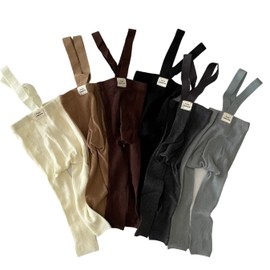 Suspender Leggings, Kids, Baby, Girls, Boys, Crosses, Overalls, Pants, Ribbed, Baby Cotton, 23.6 inches (60 cm), 27.6 inches (80 cm), 35.4 inches (90 cm), Children's Clothing, Spring, Summer, Autumn,