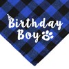 JOTFA Dog Birthday Decorations, Multi Sizes Dog Birthday Bandana Boy