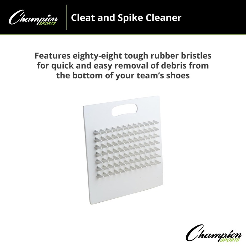 Champion Sports Tough Rubber Cleat and Spike Cleaner with Carry