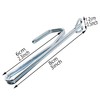 AXLIZER 18PCS Slip on Drapery Hooks Metal Curtain Hooks Metal