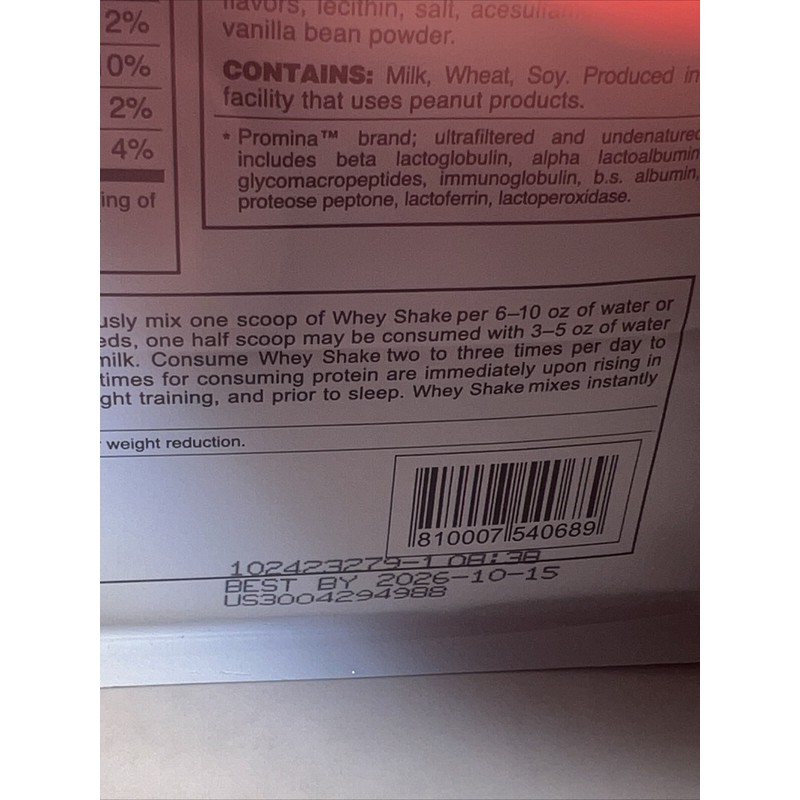 Syntrax Whey Shake The Gold Standard, 5lbs - Vanilla Shake