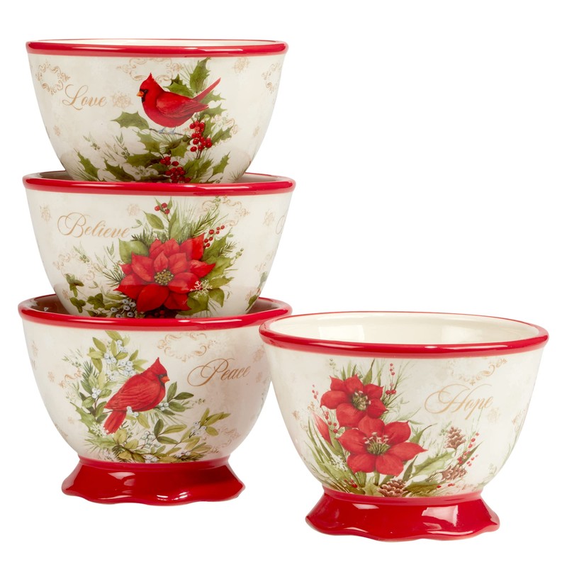 Certified International Winter's Medley 16 pc Dinnerware Set, Service for