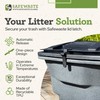 SafeWaste Push Clip Trash Can Locks, Easy to Install, Durable