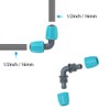 Lwuey Micro Drip System L Piece, OD 16 mm Pipe