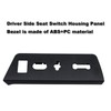 Driver Side Seat Switch Housing Panel Bezel Compatible with 2009-2014