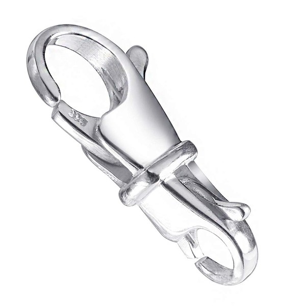Materia #1115 925 Silver Lobster Clasp - 10 x 23