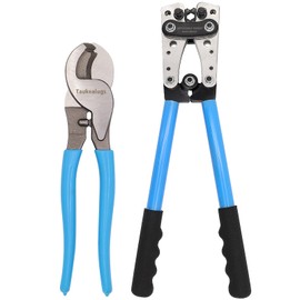 Taukealugs Battery Cable wire Lug Crimping Tool for AWG 8-1/0 terminals with Cable Cutter
