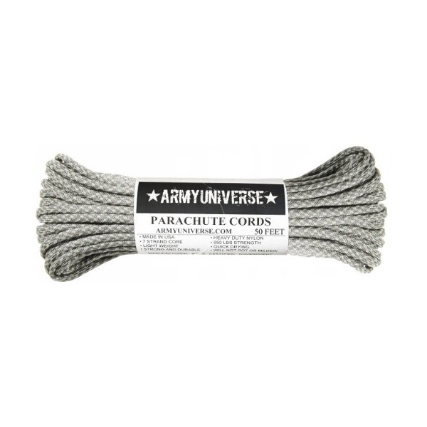 Army Universe ACU Camouflage Nylon Paracord 550 lbs Type III 7 Strand USA Made Utility Cord Rope 100 Feet