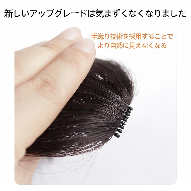 MISS FANCY Bangs Wig, Partial Wig, Partial Wig, Human Hair,