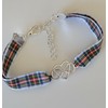 Scottish Infinity Heart Tartan Charm Bracelet