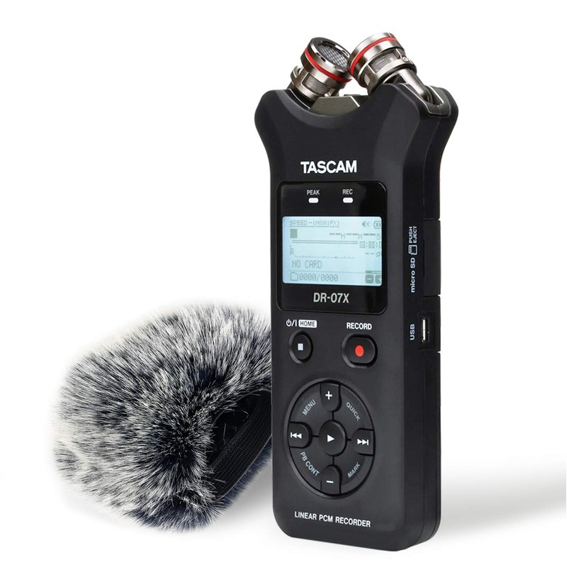 YOUSHARES DR07X Windscreen Muff for Tascam DR-07X DR-07MKII Portable Digital
