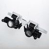 Loupe Magnifier Glasses Head Mount with LED Light Adjustable Glasses