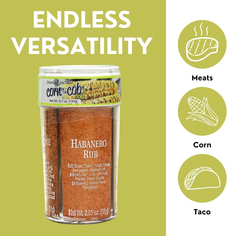 Dean Jacobs Bold Corn on the Cob 4-in-1 Seasoning