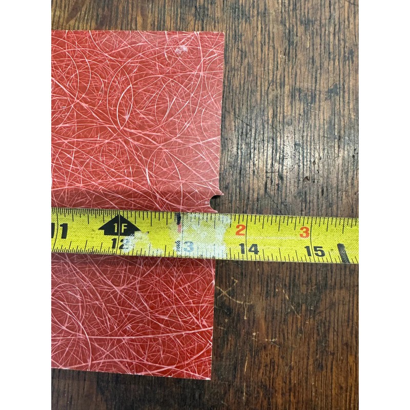 GPO3 Electrical Red Fiberglass Sheet 3/8 thick 13.5 in x
