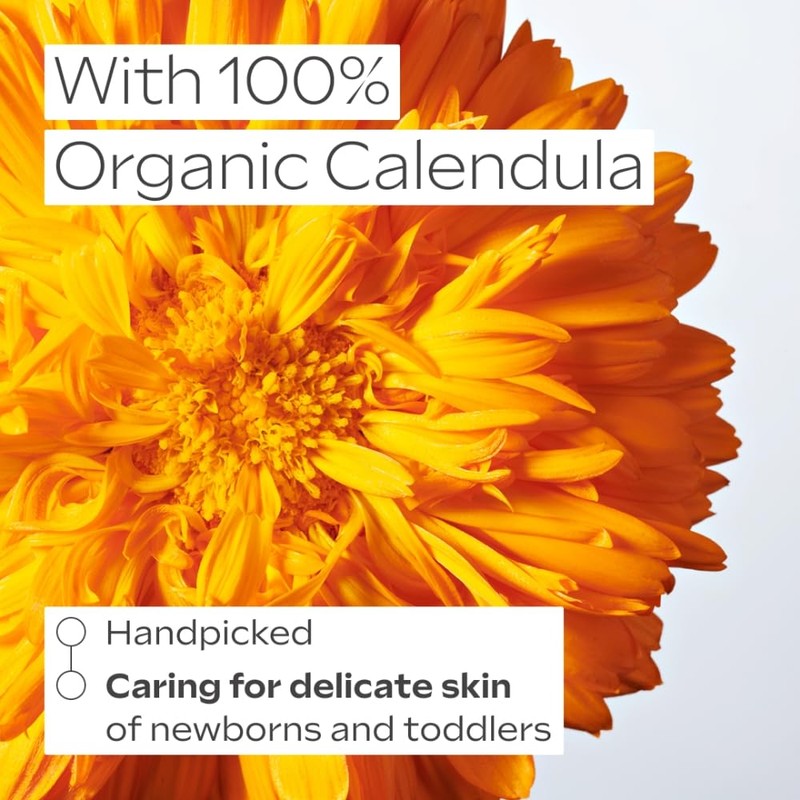 Weleda Baby Body Lotion, Calendula Moisturiser, Moisturising Cream for Baby,