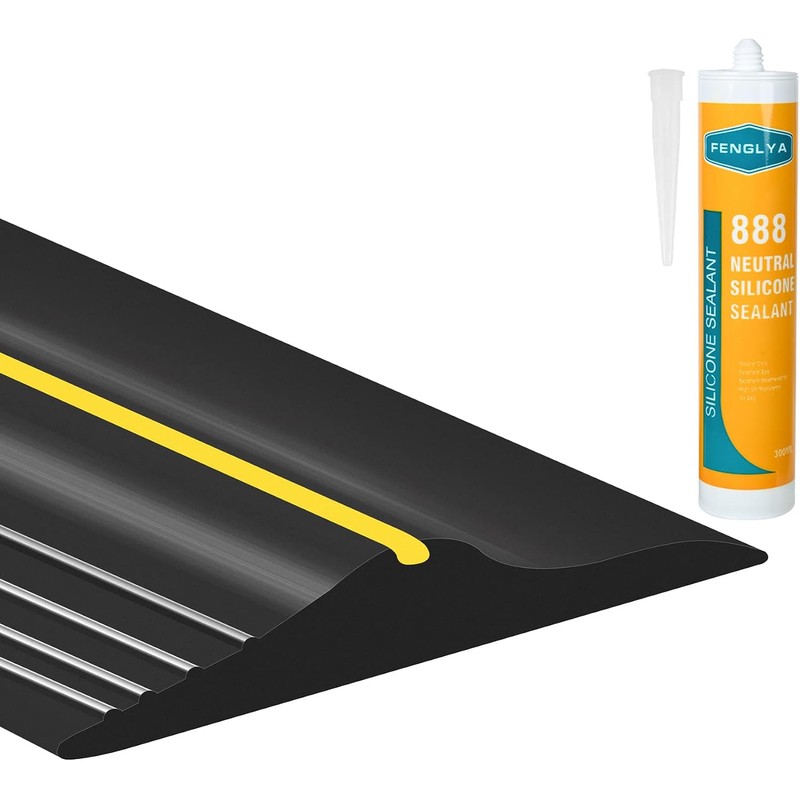 12Ft Universal Garage Door Bottom Threshold Seal Strip with 10oz