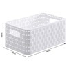Rotho Country set of 3 storage boxes, plastic (PP), white,