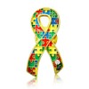 AWARENESS RIBBON Pin Badge SDGs Awareness Ribbon Large Badge, Zinc