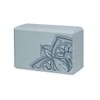 Gaiam Printed Yoga Block (Various Designs), Blue Shadow Point