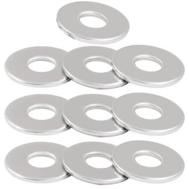 10pcs M10x30mm Large Washers, Zinc-Plated Alloy Steel Penny Washers Corrosion-Resistant for Household Appliances Machinery Ships