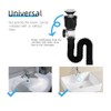 Handwashing Sink Drain Pipe kit ，Anti Odor Flexible and extendable