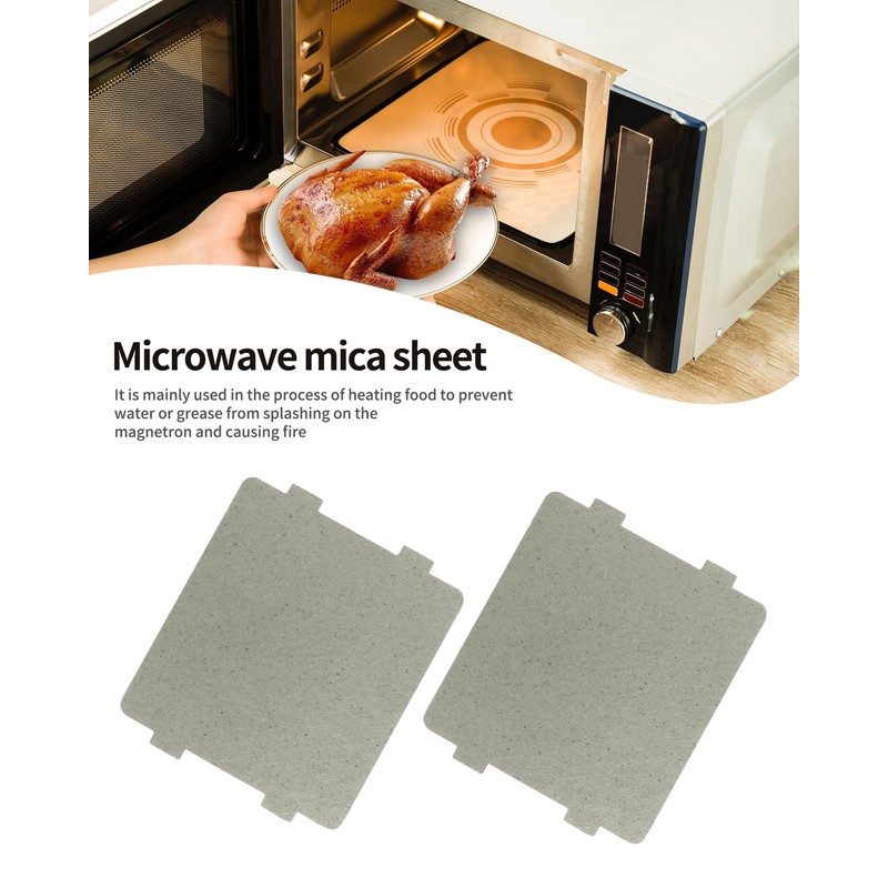 YQBOOM 2 PCS Waveguide Cover, Universal Mica Sheet for Microwave