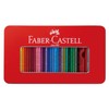 Faber Castell Oil-based Colored Pencils, Flat Cans, Set of 60