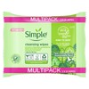 Simple Kind To Skin Biodegradable Cleansing Facial Wipes X 50 (2 X 25 Pack)