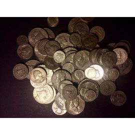 U.S. Mint SILVER SALE!! Lot Old US Silver Coins 1/4 Pound LB BAG Pre-65 Readable Dates