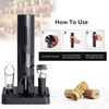 COKUNST Electric Wine Opener Set, Battery Operated Wine Bottle Corkscrew