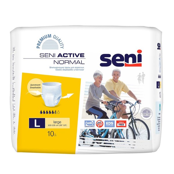 Seni Active Normal Size Large Pack of 10