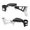 Drytuns Motorcycle Passenger Armrests Cup Holders for Harley Touring Models