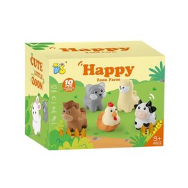 NAODONGLI Montessori Farm Animals for Toddlers 1-3,Early Educational Little People Animals Figurines Learning Fine Motor Matching Games Activities for Boys Girls Preschool Classroom & Gifts