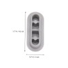 TEHAUX 2pcs Toilet Seat Padding Kit Antislip Gasket Bumper Toilet