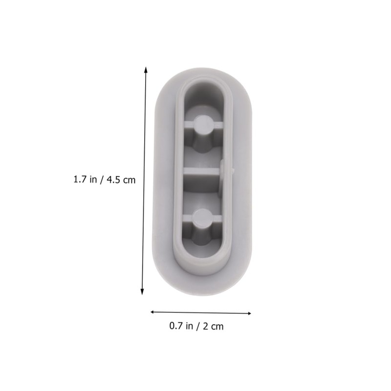 TEHAUX 2pcs Toilet Seat Padding Kit Antislip Gasket Bumper Toilet