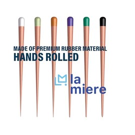 LA MIERE Dental Gutta percha de ropa Points .06 cónico, #15-40, 60P
