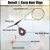 Carp Fishing Hair Rigs Kit, Carp Fishing Accessories Set Boilies