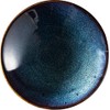 Yamashita Kogei 45025720 Medium Plate, Sea Mine Glaze, Diameter 7.1