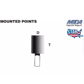 W192* MOUNTED POINT (SET OF 6) ITEM NUMBER 510-192