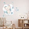 WANDKIND V375 Cuddly Cat Wall Sticker for Children's Room Hand-Drawn