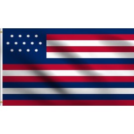 DMSE Serapis John Paul Jones 1779 Historical Flag 3X5 Ft Foot 100% Polyester 100D Flag UV Resistant (3' X 5' Ft Foot)