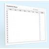 Weekly Time Management Planner - Perfect for Home, Office, Study/Revision