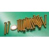 Brass Pan Head Phillips Machine Screws, FT, 10-24 Thread Size