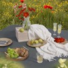 Romanstile Oilcloth Tablecloth 140 x 180 cm with Hem Linen