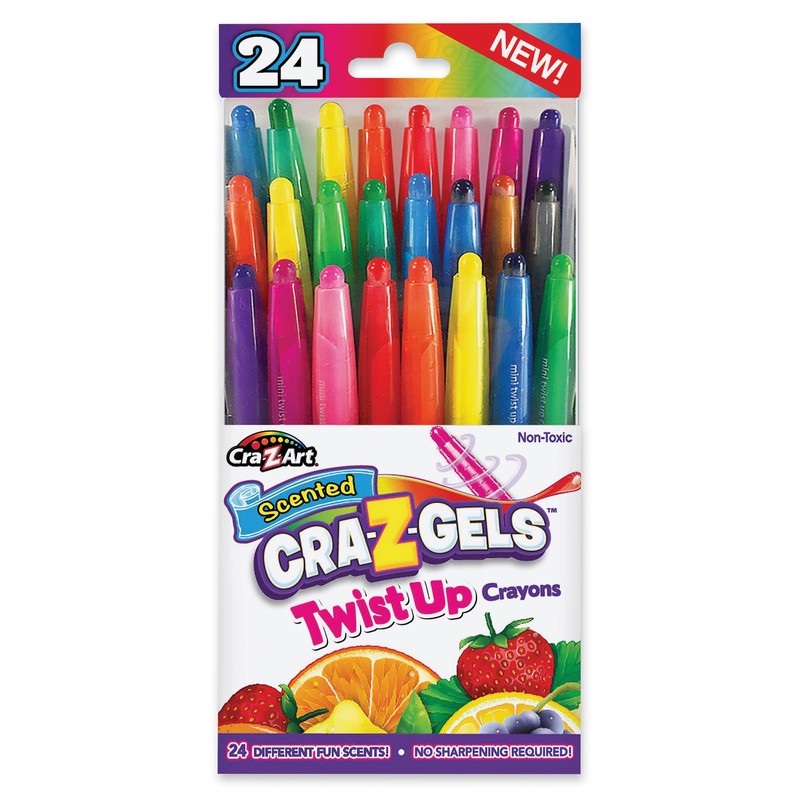 Cra-Z-Art CRA-Z-Gels Scented Twist-Up Crayons - 24 Count